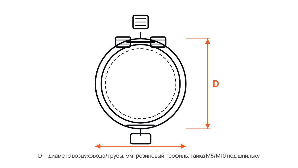 Хомут спринклерный для противопожарных систем