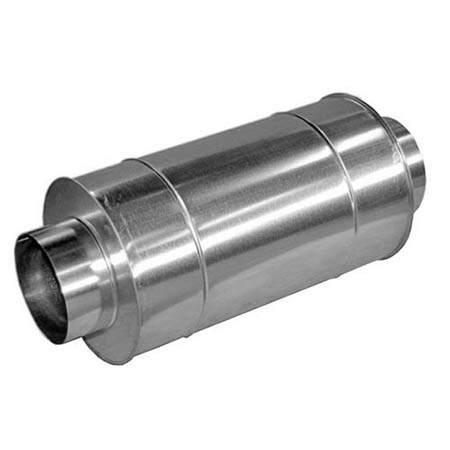 Шумоглушитель круглый Ø250/600 мм. оцинк. сталь
