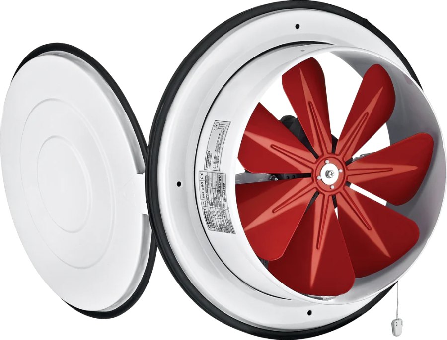 Вентилятор вытяжной оконный с крышкой BK 250