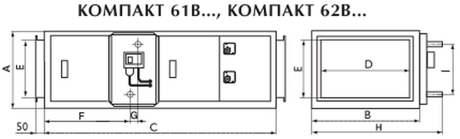 Приточная установка Компакт 62В4