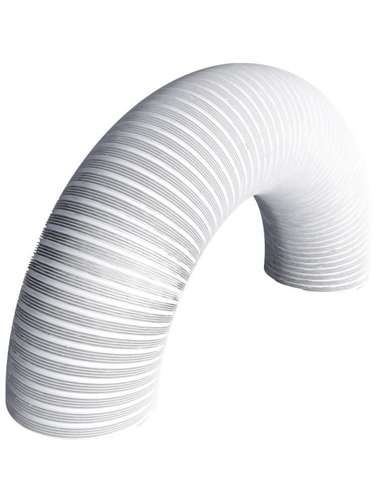 Воздуховод VA WHITE D125 гофрированный L до 3,15м алюминий DICITI
