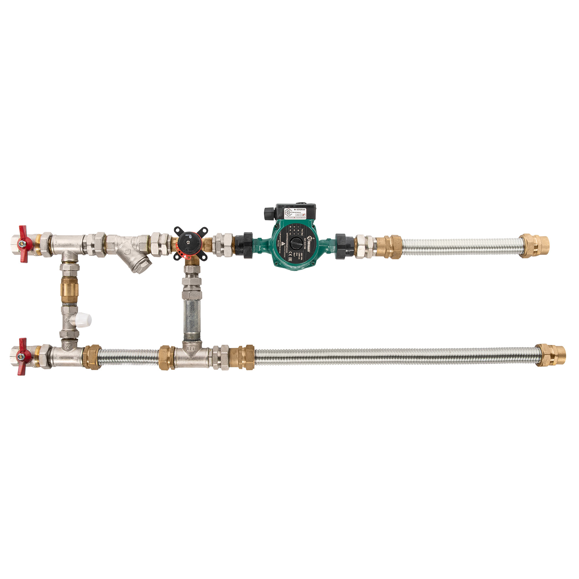 Узел смесительный с гибкими подводками SHUFT MST 25-60-6.3-C24-F