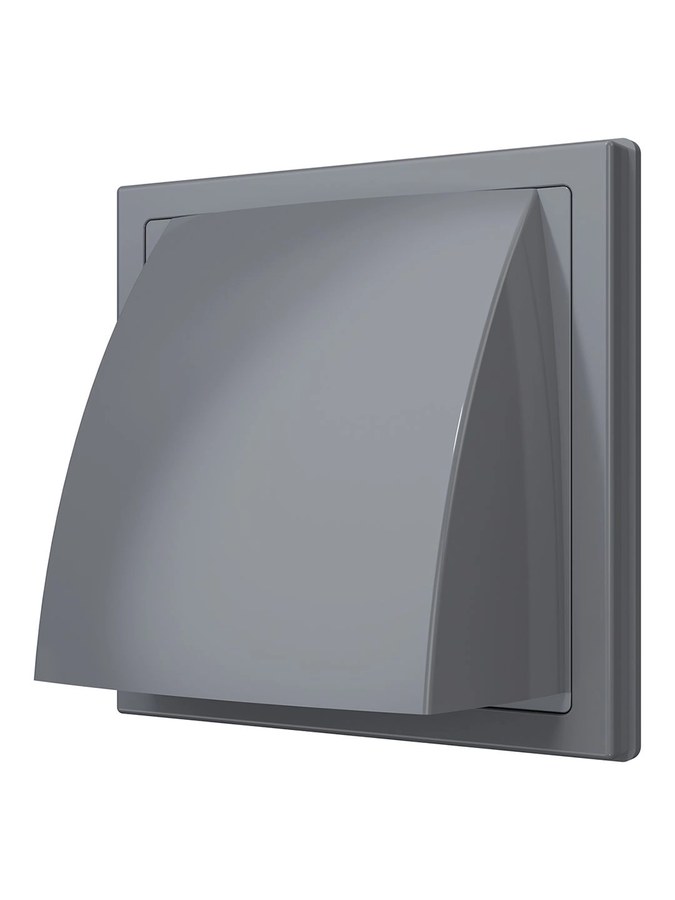 Выход стенной КФВ фланец D100 обратный клапан 150x150 ASA серый ERA