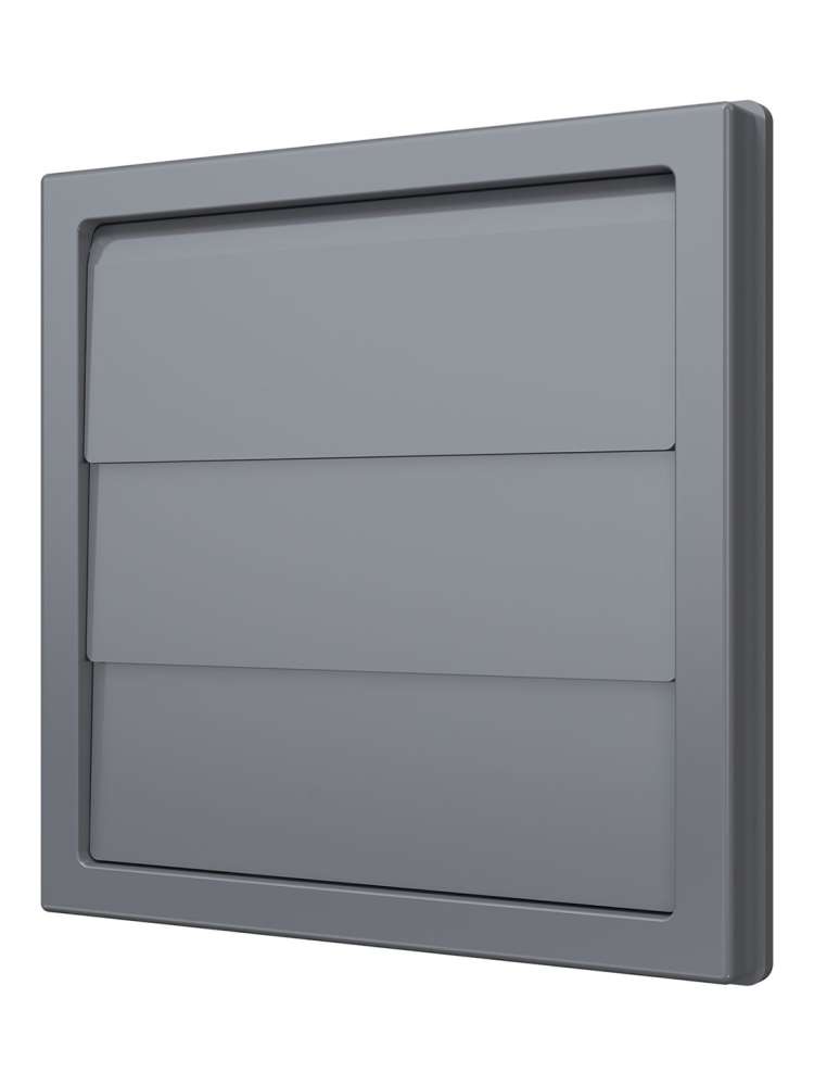 Выход стенной КФ фланец D150/160 жалюзи 190х190 ASA Gray ERA STREETLINE