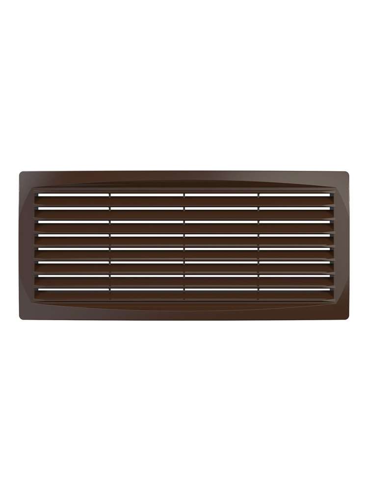 Решетка вентиляционная ДП фланец 275х105 переточная 300х135 пластик Brown ERA