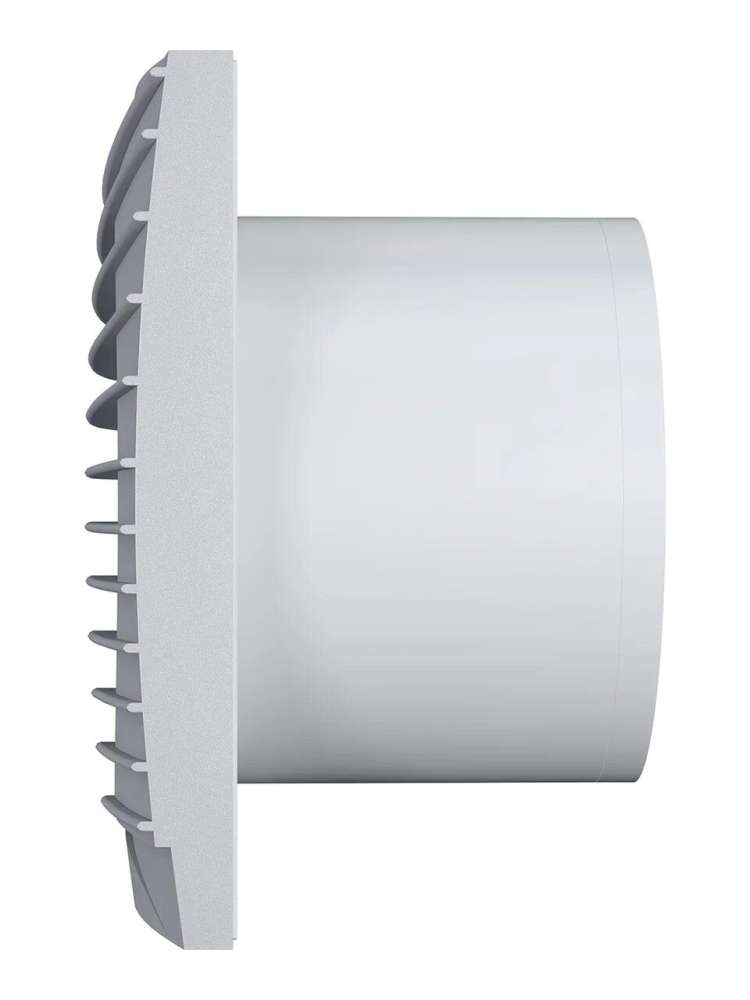 Вентилятор накладной SILENT D125 обратный клапан Gray metal DICITI
