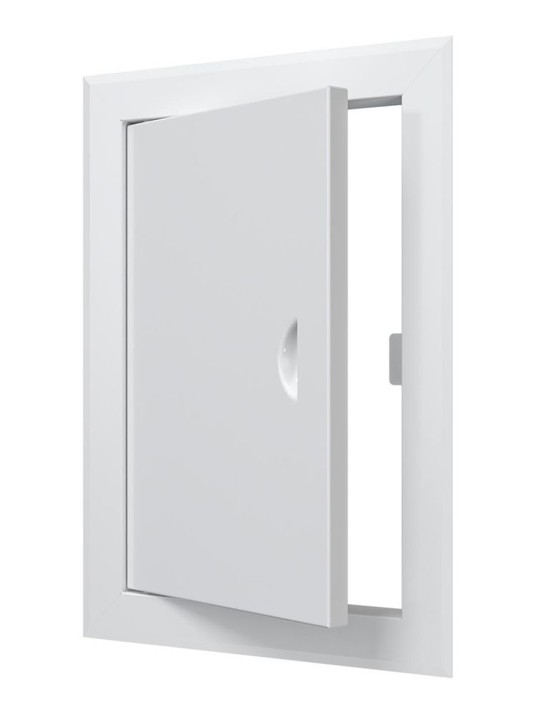 Люк ревизионный ЛТМ фланец 200х300 ручка магнит 260х360 окрашенная сталь EVECS
