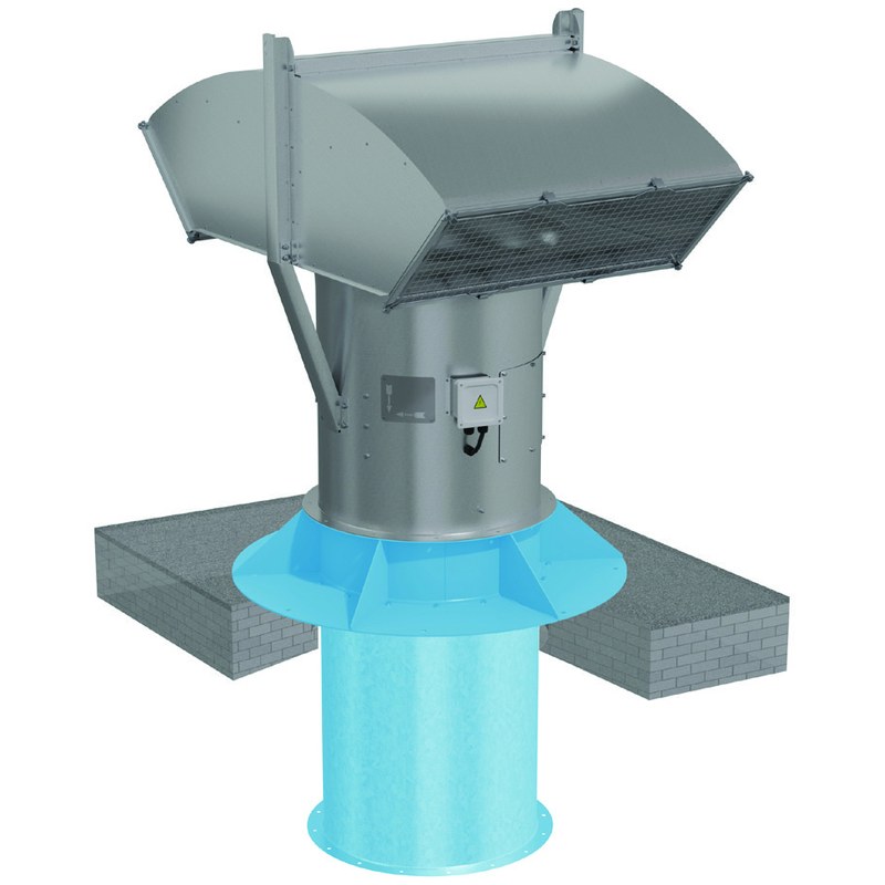 Вентилятор крышный осевой подпора ВОП-30-6,3-15/3000