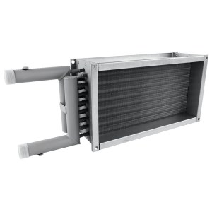 Водяной нагреватель для прямоугольных каналов ZILON ZWS 300x150-2