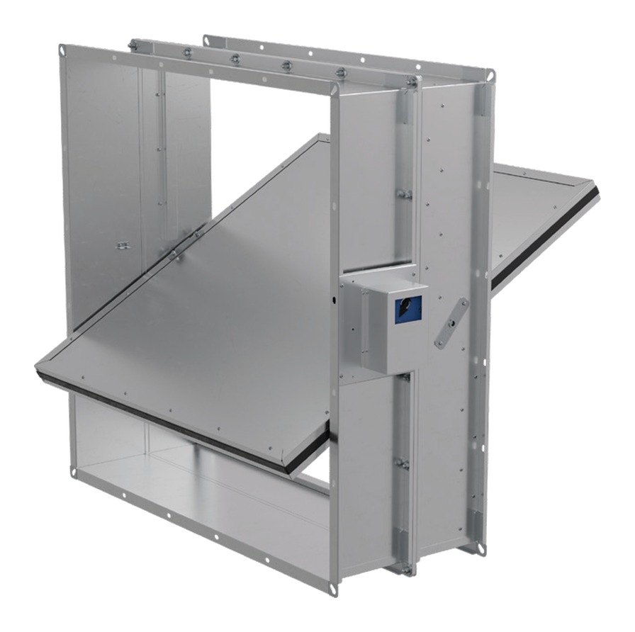 Клапан противопожарный ОЗ-120 1000×400 Клапан противопожарный ОЗ-120 1000×400