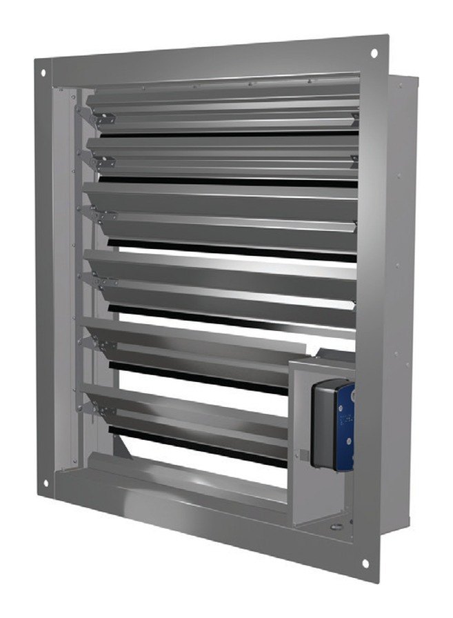 Клапан дымоудаления ДМУ-МС 350×500 многостворчатый Клапан дымоудаления ДМУ-МС 350×500 многостворчатый