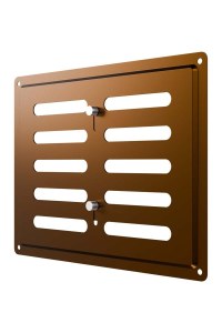 Решетка вентиляционная MER регулируемая 200х150 оцинкованная сталь Metallic brown ERA