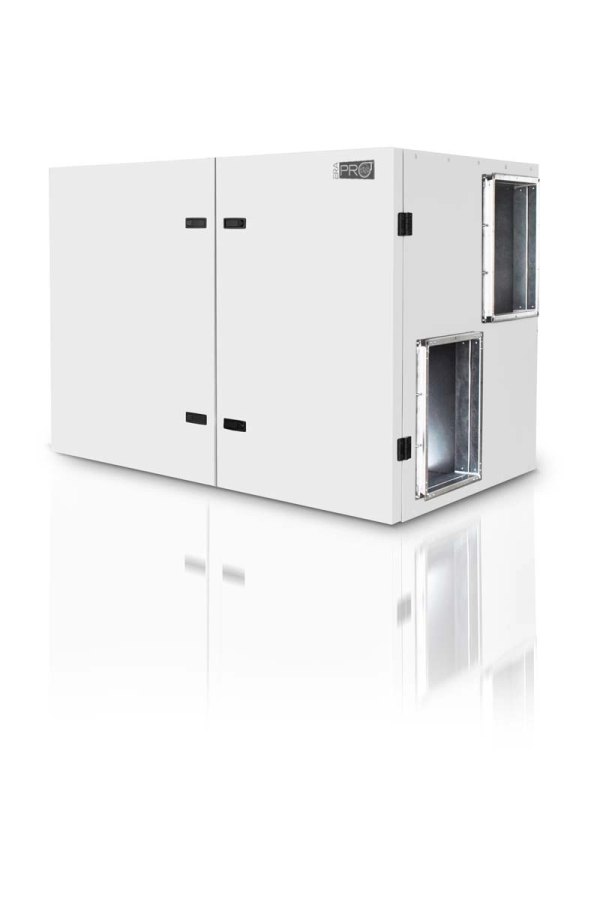Установка приточно-вытяжная ARIA 1700 м3/ч горизонтальная с роторным рекуператором прав. ERA PRO