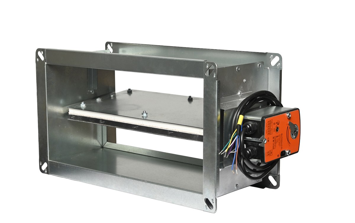 Клапан противопожарный ВЕЛЕС ОЗП EI 120 НЗ LES(220) 700×700 канальный