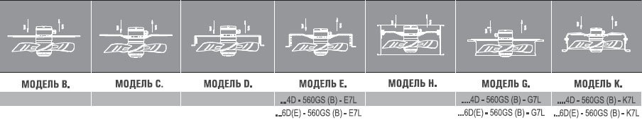 AXW4E-450B-G5L вентилятор осевой для настенного монтажа — Габаритные размеры